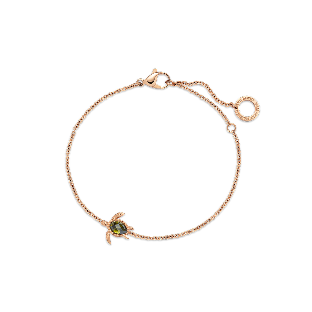 Turtle Mono Armkette Roségold