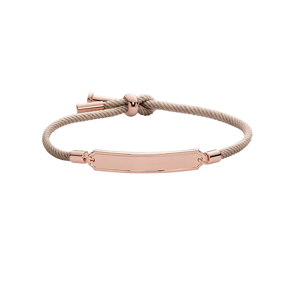 Vitamin Sea Gravur Armband Roségold Sand