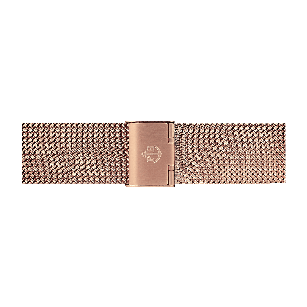 Uhrenarmband Mesh Roségold 20 mm